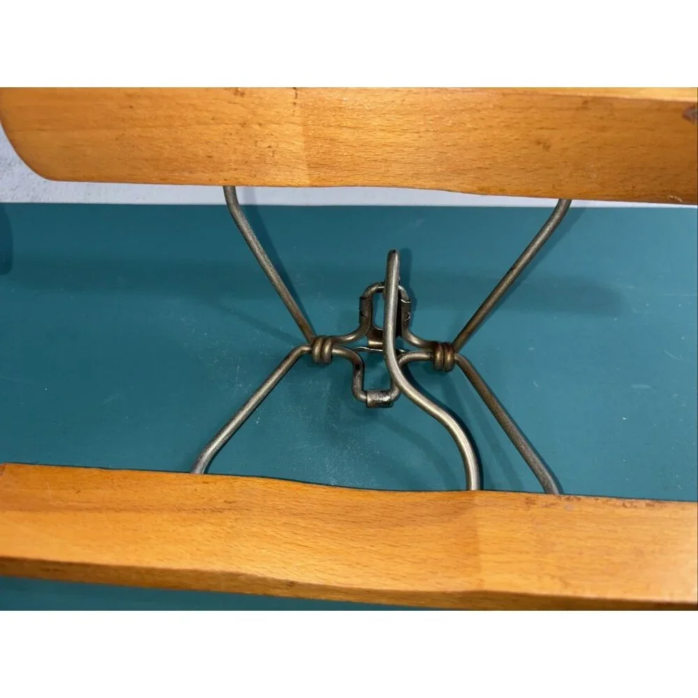 VTG Wooden‎ Pant Skirt Hangers Lot Of 2